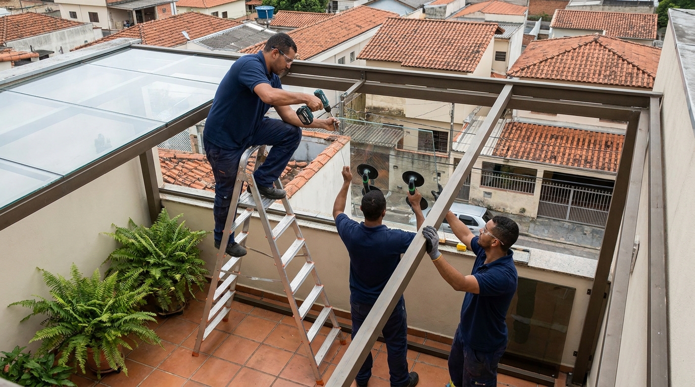Cobertura de Vidro em Duque de Caxias‑RJ